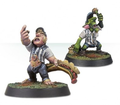 Blood Bowl Goblin & Halfling Referees