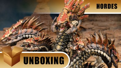 Hordes Unboxing: Skorne Desert Hydra