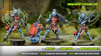 Game: Infinity Army: PanOceania Model(s): Order Sergeants