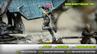 Game: Infinity Army: Mercenary Model(s): Miranda Ashcroft