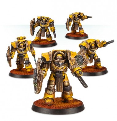 IMPERIAL FISTS LEGION CATAPHRACTII STORM SHIELDS (Terminators)