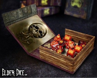 Elder dice open box