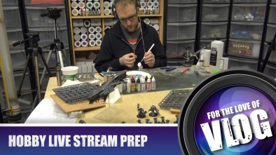 Setting Up For Live Hobby Night Streaming