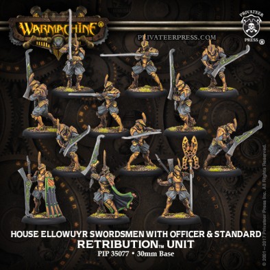 House Ellowuyr Swordsmen with Officer & Standard