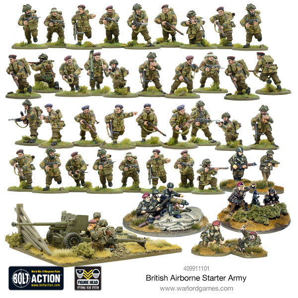 Warlord Games Bolt Action British Airborne Characters 