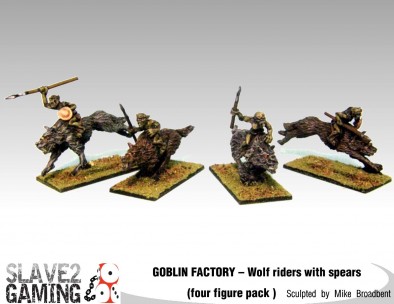 Goblin Wolf Riders With Spears