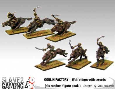 Goblin Wolf Riders With Swords