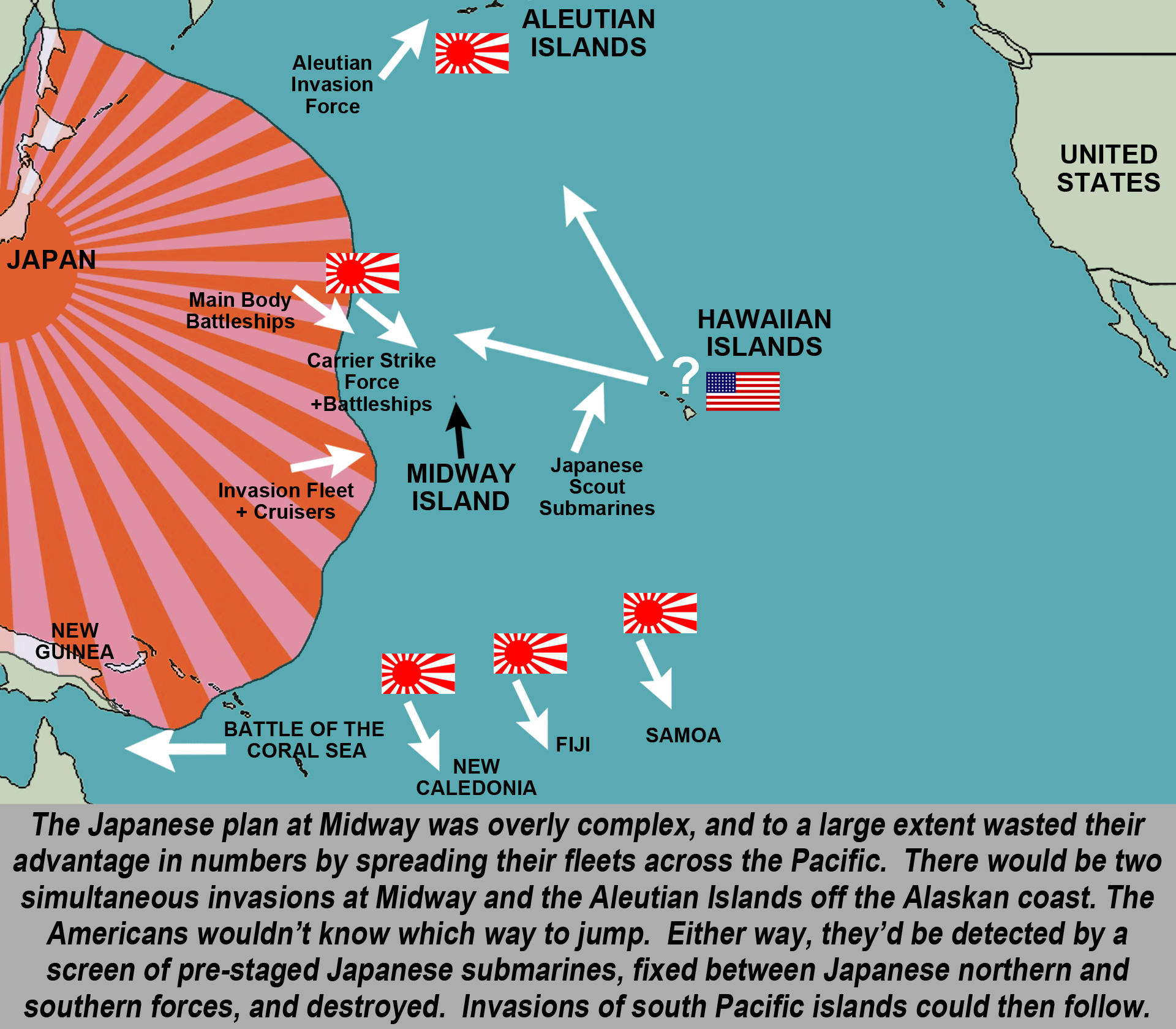 Battle Of Midway Map