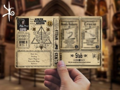 Stat Card Harry Potter