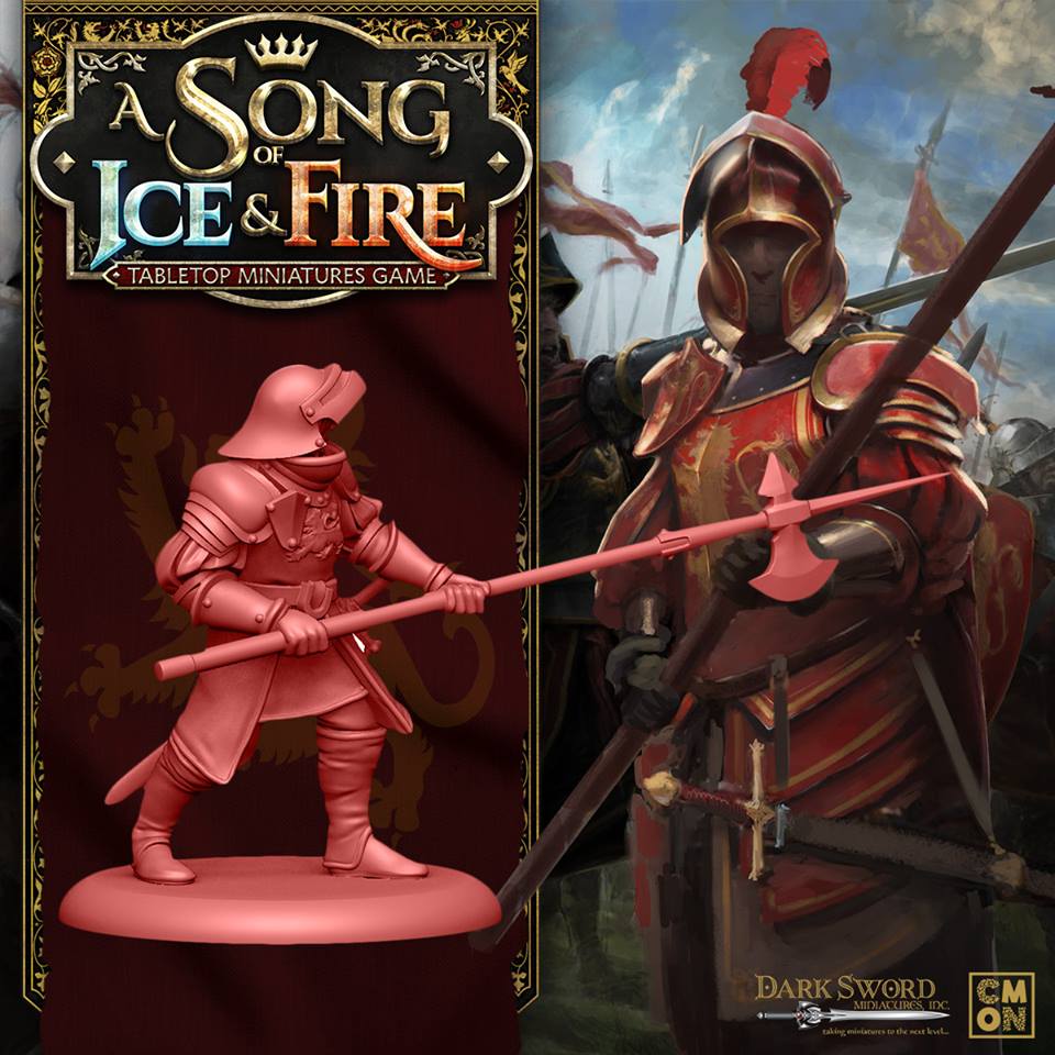 Lannister Halberdiers Form Their Defences For A Song Of Ice & Fire –  OnTableTop – Home of Beasts of War