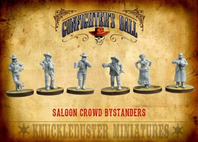 Saloon Crowd Bystanders