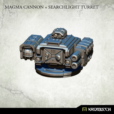 Magma Cannon and Search Light