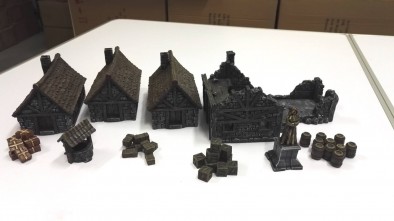 Medieval Houses & Ruins