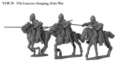 Zulu War Lancers Charging