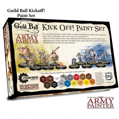 The Army Painter Guild Ball Kickoff Paint Set Back
