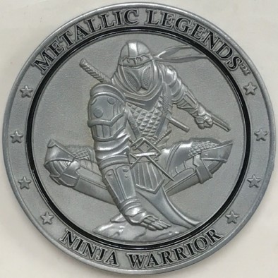 Metallic Legends Collectible Fantasy Coins Ninja