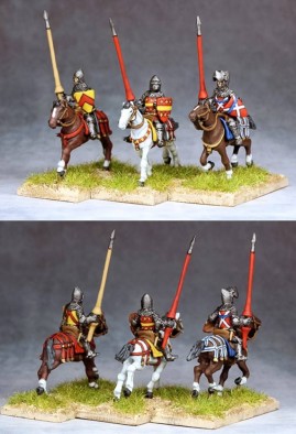 Mid-Late 14th Century Mounted Knights