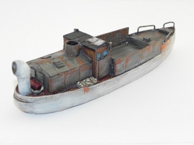 The Scene Post Apocalyptic Boat Back