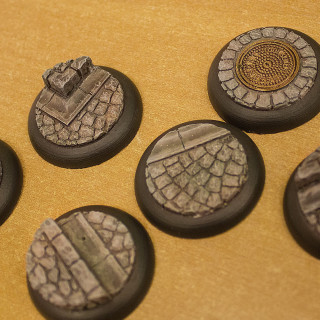 Painting Cobblestone Bases In A Flash