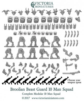 Broolian Beast Guard Pieces