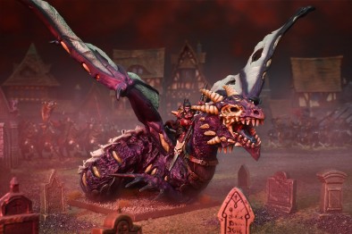 Vampire On Undead Dragon