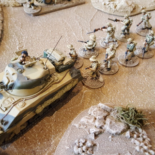 Desert War Conflict Taking Place, Bolt Action Style