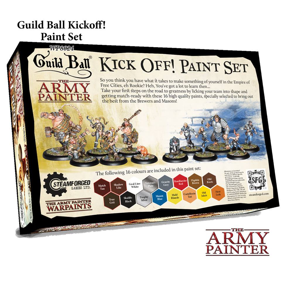 Army Painter Guild Ball Kick Off Sets Now Available Ontabletop
