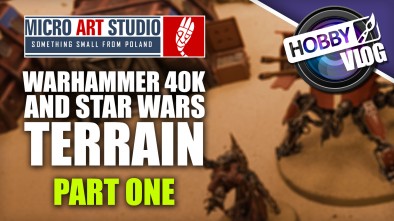 Hobby Vlog: Painting 40k & Star Wars Themed Terrain - Part One