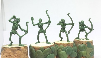 Skeleton Archers Bears Head Miniatures