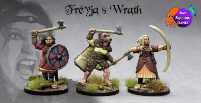 Bad Squiddo Freyjas Wrath Kickstarter Shieldmaidens