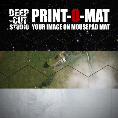 Deepcut Studio Custom Mat Hex Squares Grid