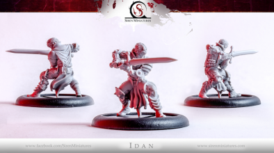 Siren Miniatures Idan Eagle Knight Set