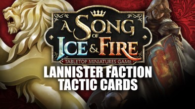 A Song of Ice & Fire: Lannister Tactic Cards