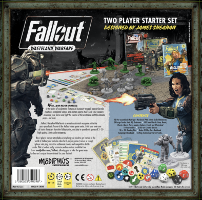 Fallout Wasteland Warfare Box (Rear) - Modiphius