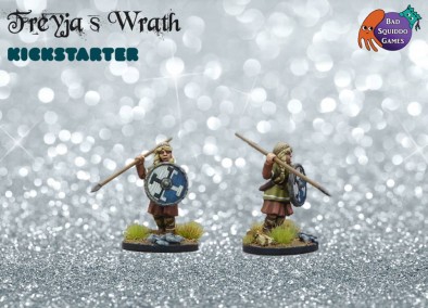 Freya's Wrath Painted Spearmen - Bad Squiddo Games