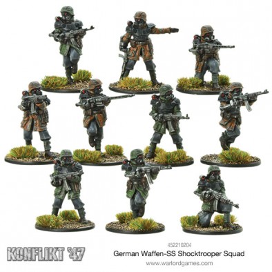German Waffen-SS Shocktroopers Squad #1 - Konflikt '47