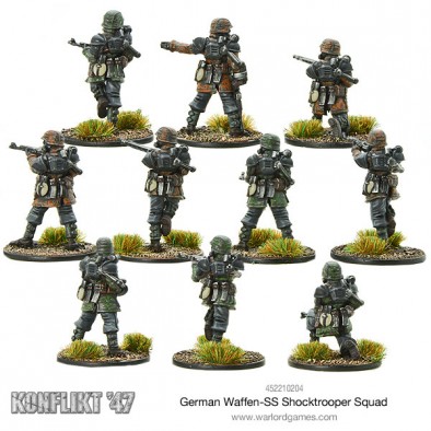 German Waffen-SS Shocktroopers Squad #2 - Konflikt '47