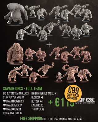 Savage Orcs Pledge - Punga Miniatures