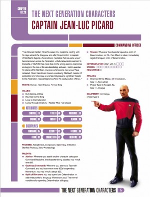 Star Trek - Next Generation Character Sheets