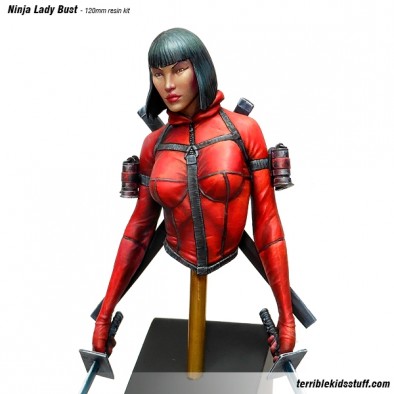 Terrible Kids Stuff - Ninja Lady Bust