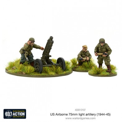 US Airborne 75mm Light Artillery - Bolt Action