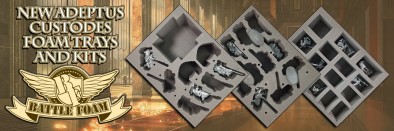 Adeptus Custodes Foam Trays & Kits - Battle Foam