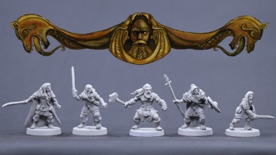 Bronze Age Miniatures Viking Males #1