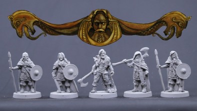 Bronze Age Miniatures Viking Males #2