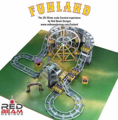 Funland MDF Terrain Red Beam Design