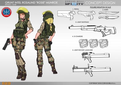 Grunt Intel Rosalind Munroe - Art