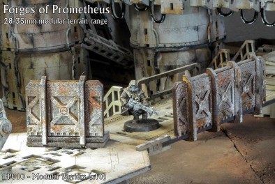 Multiverse Gaming Terrain Forges Of Prometheus Modular Walls