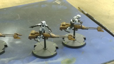 Star Wars Legion Painting VLOG P7 Speeders