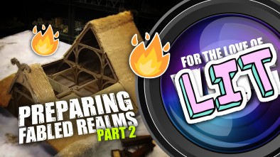 Vlog: Building Fabled Realms BETA Weekend Tables - Part Two