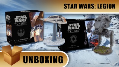 Star Wars Legion Unboxing: Airspeeder & AT-ST